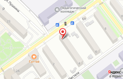 Продуктовый магазин всегДА еДА в Железнодорожном районе на карте