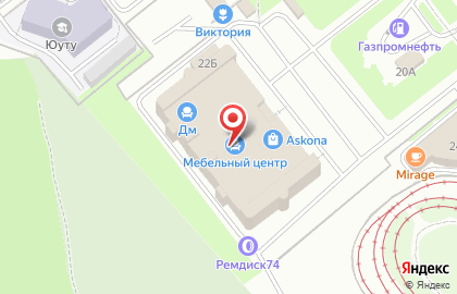 Интерьерный салон Fanelli в Курчатовском районе на карте