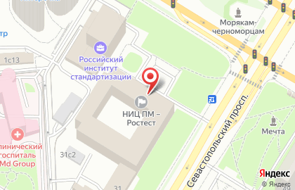 Коломенский филиал Ростест-Москва на Нахимовском проспекте на карте