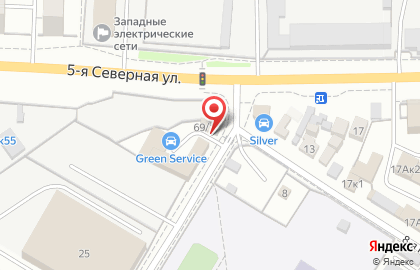 Автокомплекс Delta на улице Чернышевского на карте