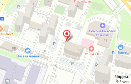 Упакчел на карте