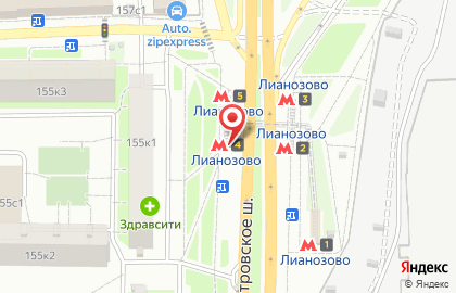 Мосгортранс на Дмитровском шоссе на карте