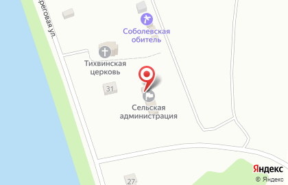 Участковый пункт полиции, с. Соболевское на карте