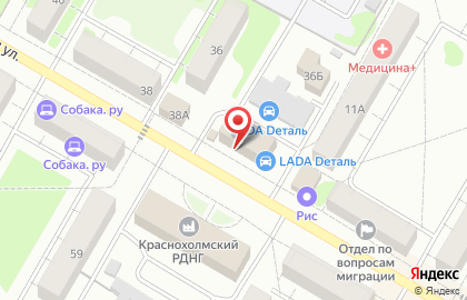 Супермаркет Аксарлак на Социалистической улице на карте