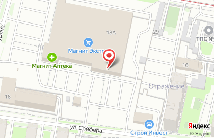 Гипермаркет Магнит Семейный в Советском районе на карте