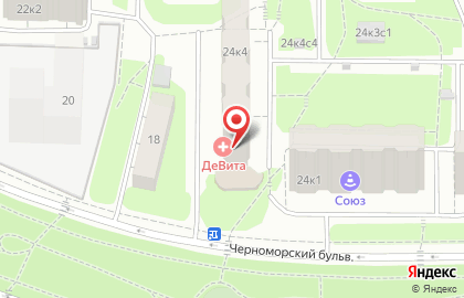 Центр урологии и онкологии на метро Чертановская на карте