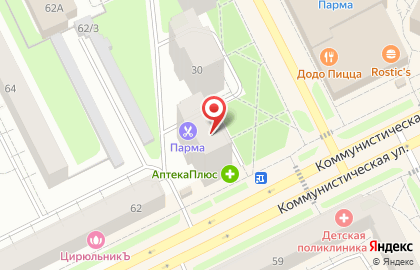Вэртас на улице Старовского на карте