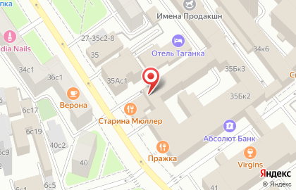 Банкомат ТКБ на Воронцовской улице, 35б к 1 на карте