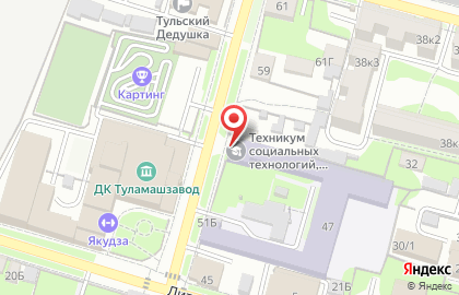 Тульский техникум социальных технологий на карте
