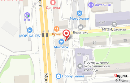 Парикмахерская HIT-стрижка в Коминтерновском районе на карте