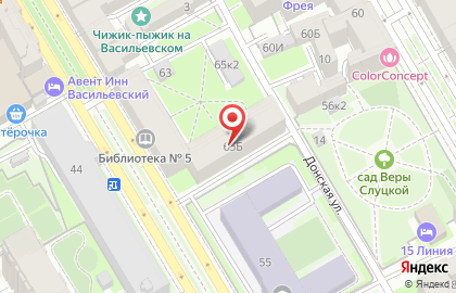 Хостел Lucky Hostel на карте