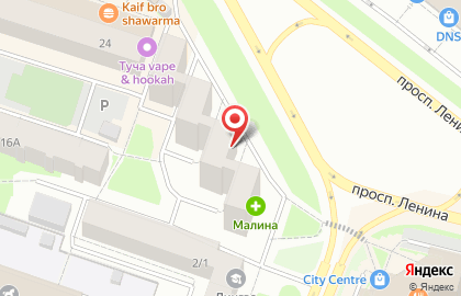 Ремонтная мастерская БытСервис на проспекте Ленина на карте