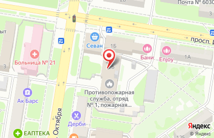Нижегородское отделение Всероссийское добровольное пожарное общество в Автозаводском районе на карте