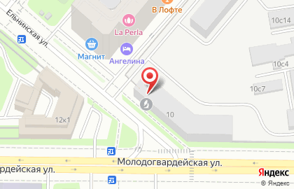 Автошкола Вертикаль на Молодогвардейской улице на карте