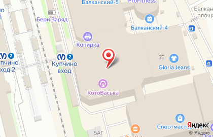 Школа танцев Movimiento на метро Купчино на карте