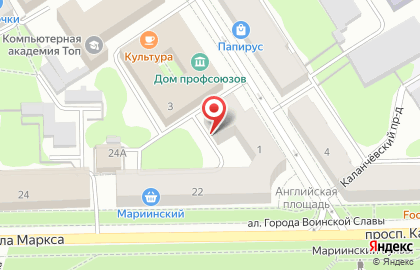 Отделение лицензионно-разрешительной работы №1 Управления Росгвардии по Республике Карелия на улице Дзержинского на карте