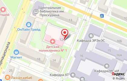 Страховая компания Ингосстрах-М на бульваре 50 лет Октября на карте