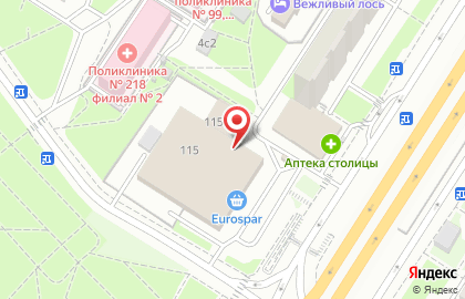Киоск по продаже печатной продукции, Ярославский район на Ярославском шоссе на карте