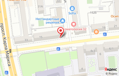 Салон Народная оптика на улице Маяковского на карте