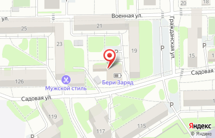 Магазин кондитерских изделий на Садовой улице на карте