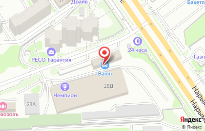 Автокомплекс на улице Дуси Ковальчук на карте