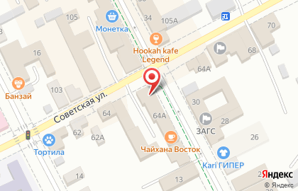 Строительный мир на Советской улице на карте