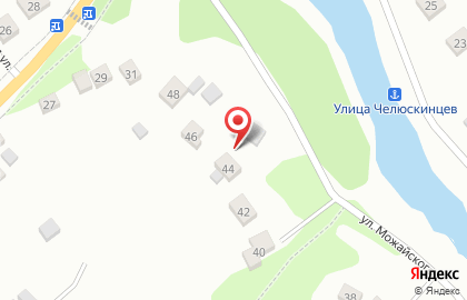 Шиномонтажная мастерская на улице Можайского на карте