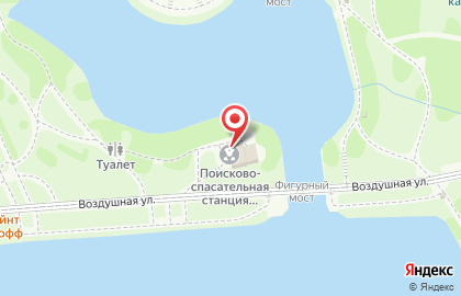 Московская городская поисково-спасательная служба на водных объектах в Москве на карте