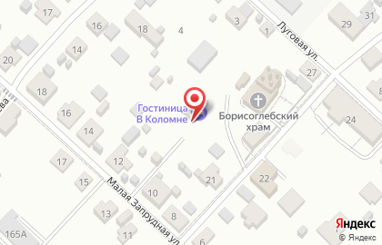 Гостиница в Коломне на карте