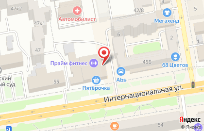 Библиотека №12 им. Н.А. Некрасова на Интернациональной улице на карте