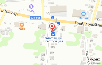 Супермаркет Пятёрочка на Октябрьской улице на карте