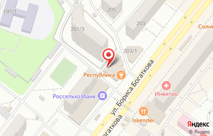 АИКБ Татфондбанк на улице Бориса Богаткова на карте