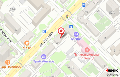 Банкомат Банк ВТБ24, представительство в г. Хабаровске на улице Ленина, 48 на карте