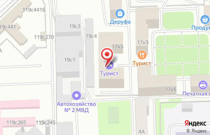 Русская Школа Стиля на метро Ботанический Сад на карте