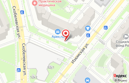 Большевичка на улице Скобелевской на карте