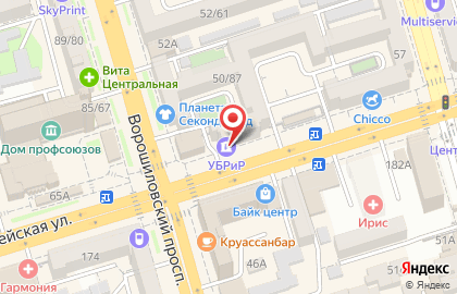 Коммерческий банк Ренессанс Кредит на Красноармейской улице на карте