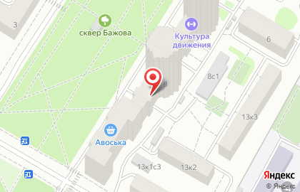 Студия креативной флористики Kle do на улице Бажова на карте