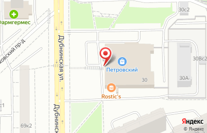 Супермаркет Перекрёсток в Москве на карте
