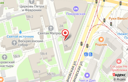 Оздоровительный центр в Москве на карте