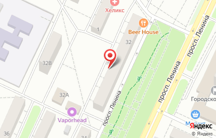 Салон обуви Юничел на проспекте Ленина на карте