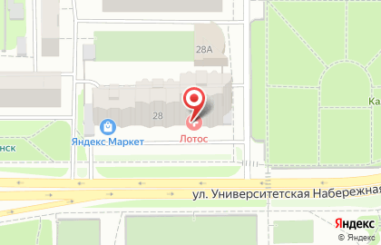 Медицинский центр Лотос в Челябинске на карте