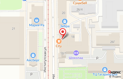 МКК Аванс на Институтской улице на карте