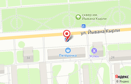 Быстроденьги на улице Йывана Кырли на карте