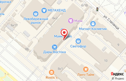 Ателье по пошиву и ремонту одежды Мастерица на проспекте Комарова на карте