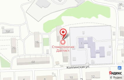 Стоматологический центр Дантист в Дзержинском районе на карте