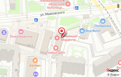 ОАО МСК на улице Маяковского на карте