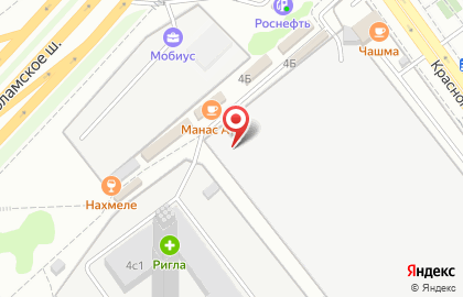Автокомплекс на Красногорском бульваре на карте