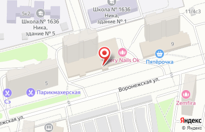 Винный супермаркет Ароматный мир в Южном Орехово-Борисово на карте
