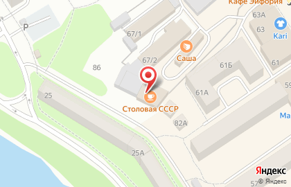 Столовая Аппетит на улице Ленина на карте