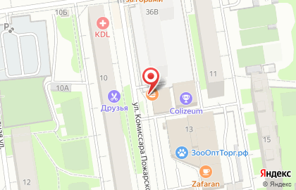 Магазин по продаже овощей и фруктов в Дзержинском районе на карте